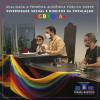 Realizada primeira audiência pública sobre diversidade sexual e direitos da população LGBTQIA+